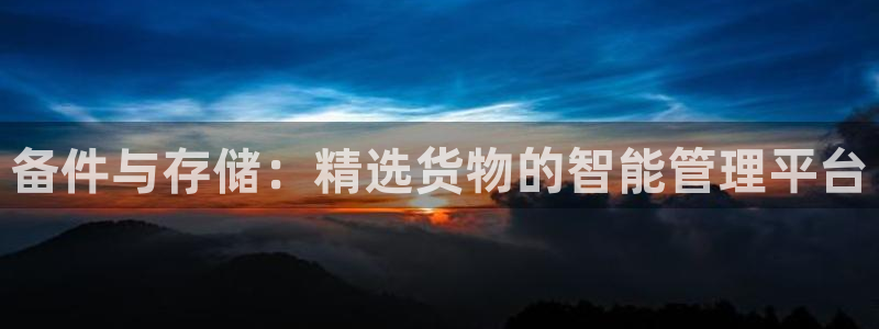 杏运注册平台：备件与存储：精选货物的智能
