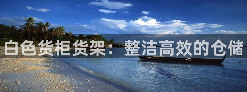 杏运体育app：白色货柜货架：整洁高效的